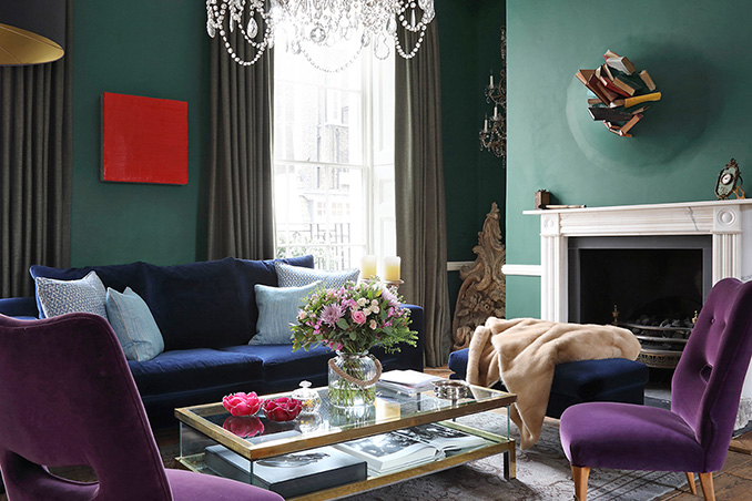 Beautiful living room interior design by Ana Engelhorn