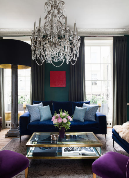 Luxury living room interior design by Ana Engelhorn