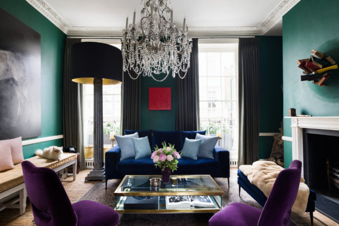 Luxury living room interior design by Ana Engelhorn